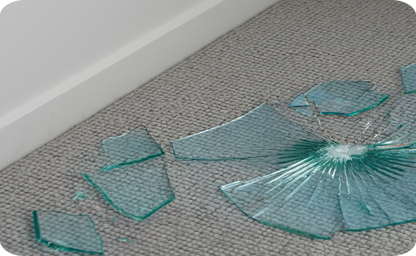 How To Clean Up Broken Glass Safely